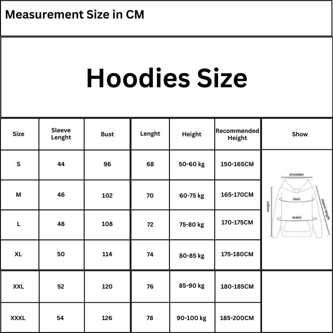 Hoodies-Size