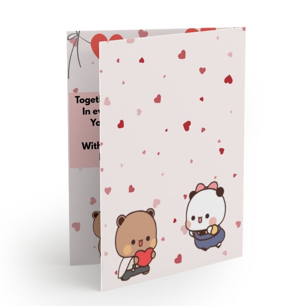 Bubu Dudu Valentine Greeting Card