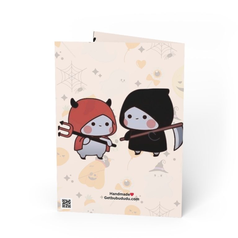 Bubu Dudu Halloween Handmade Card