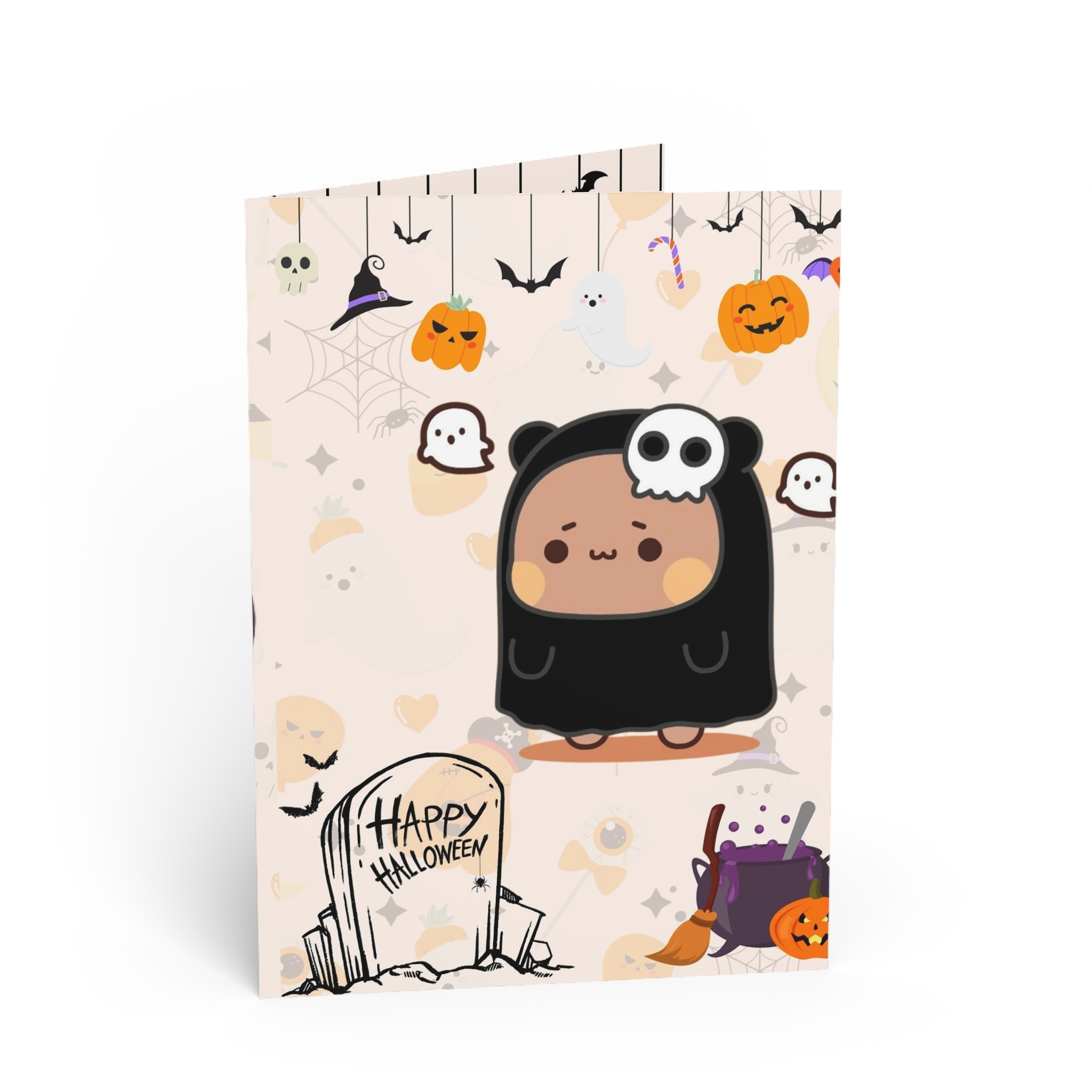 Bubu Dudu Halloween Handmade Card