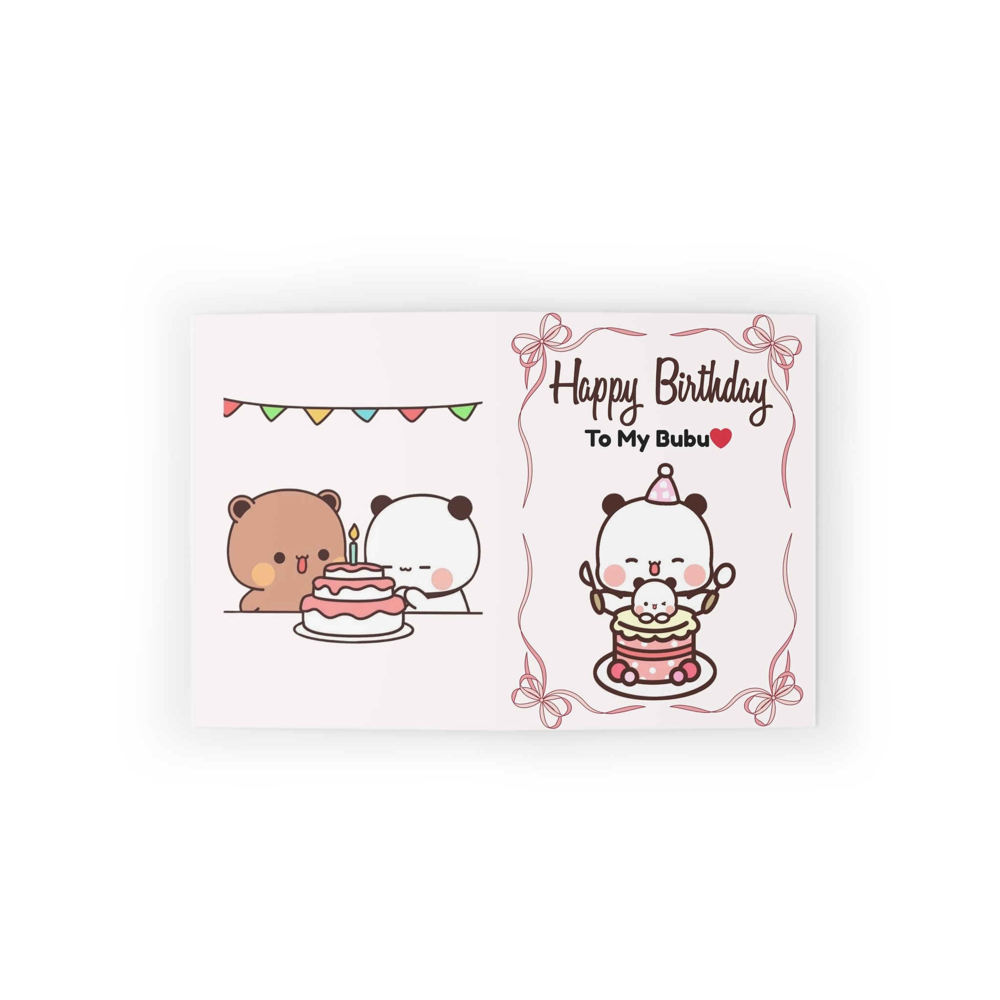 Bubu Birthday Greeting Card