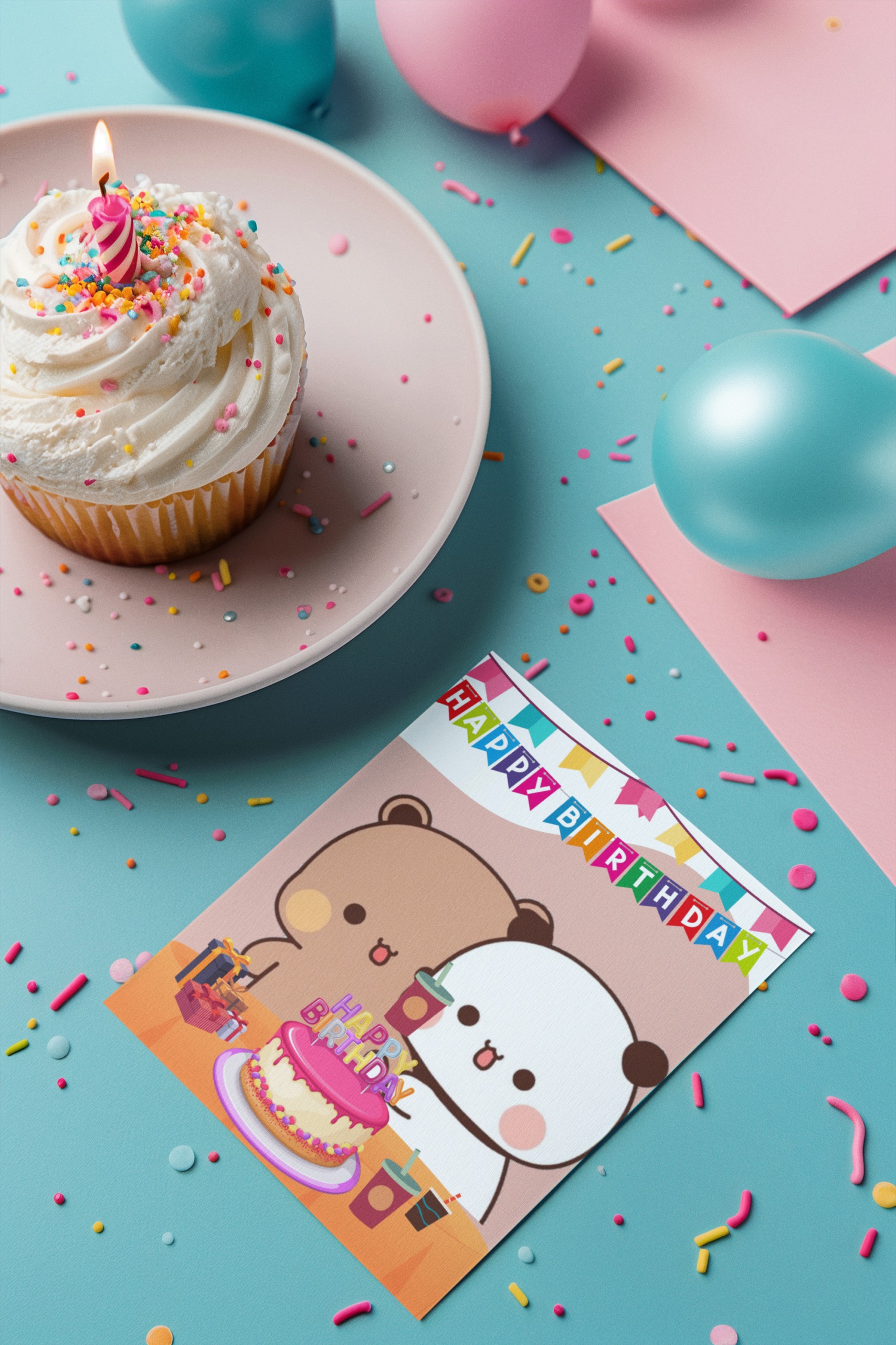 Bubu Dudu Birthday Greeting Card