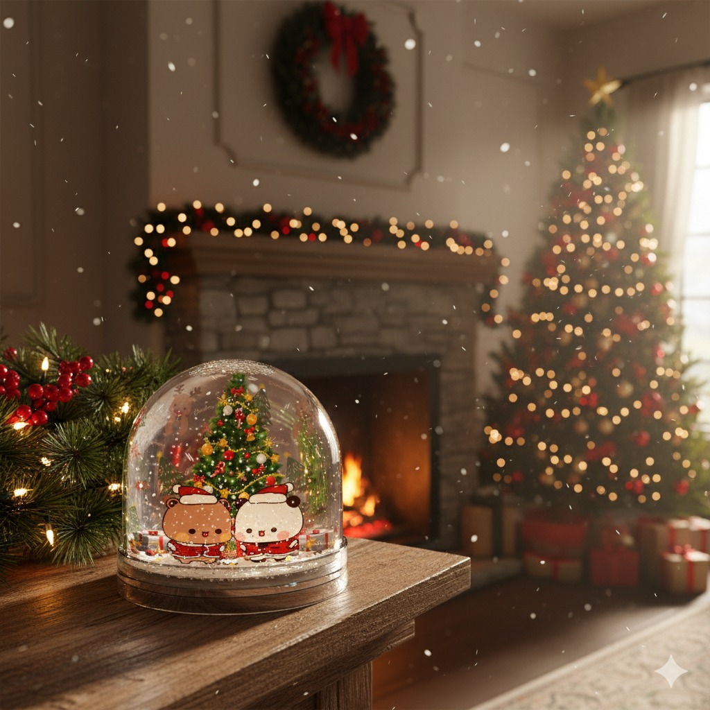 Bubu Dudu Christmas Snow Globe