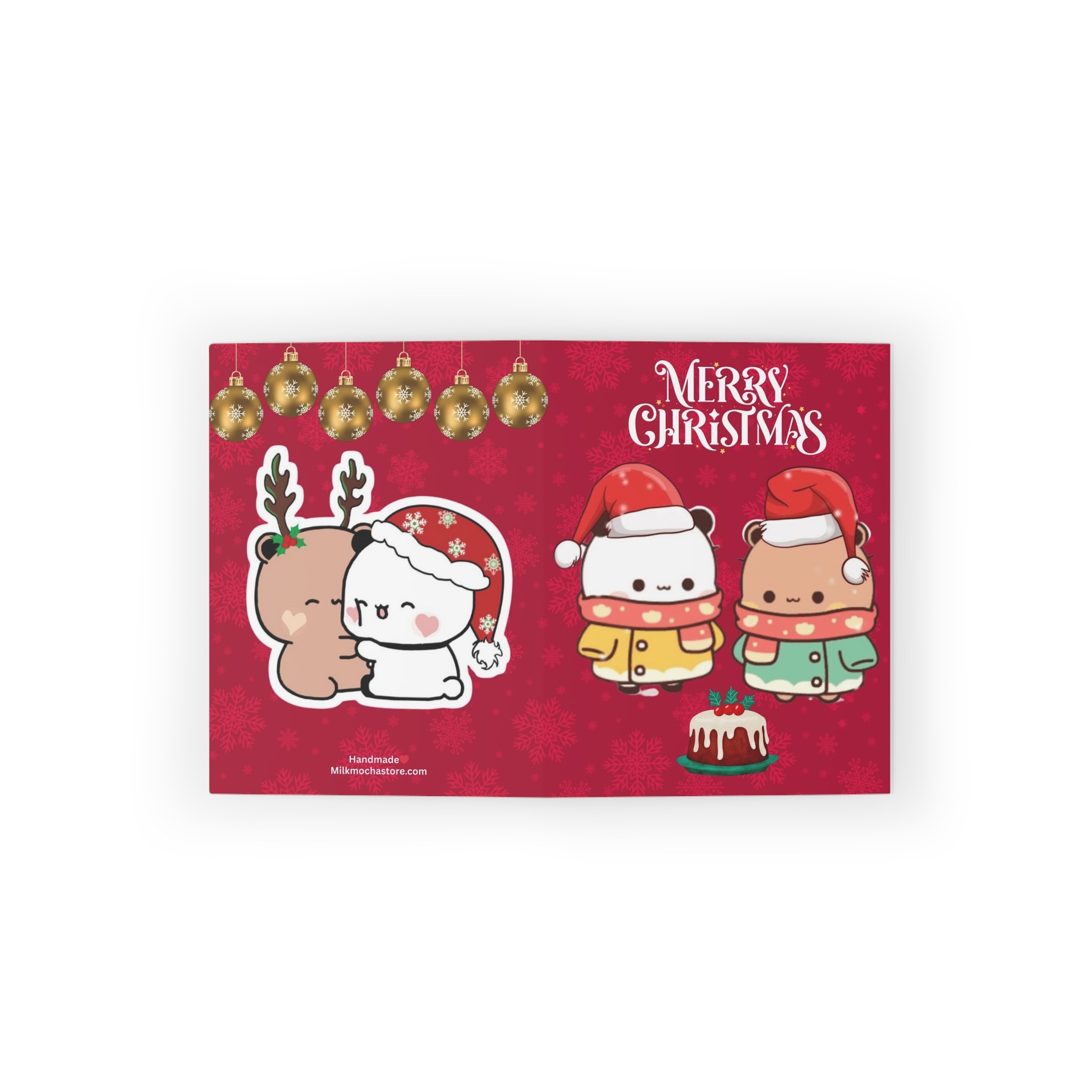Bubu Dudu Christmas Greeting Card