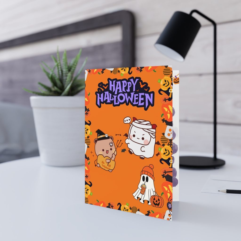 Bubu Dudu Halloween cute card