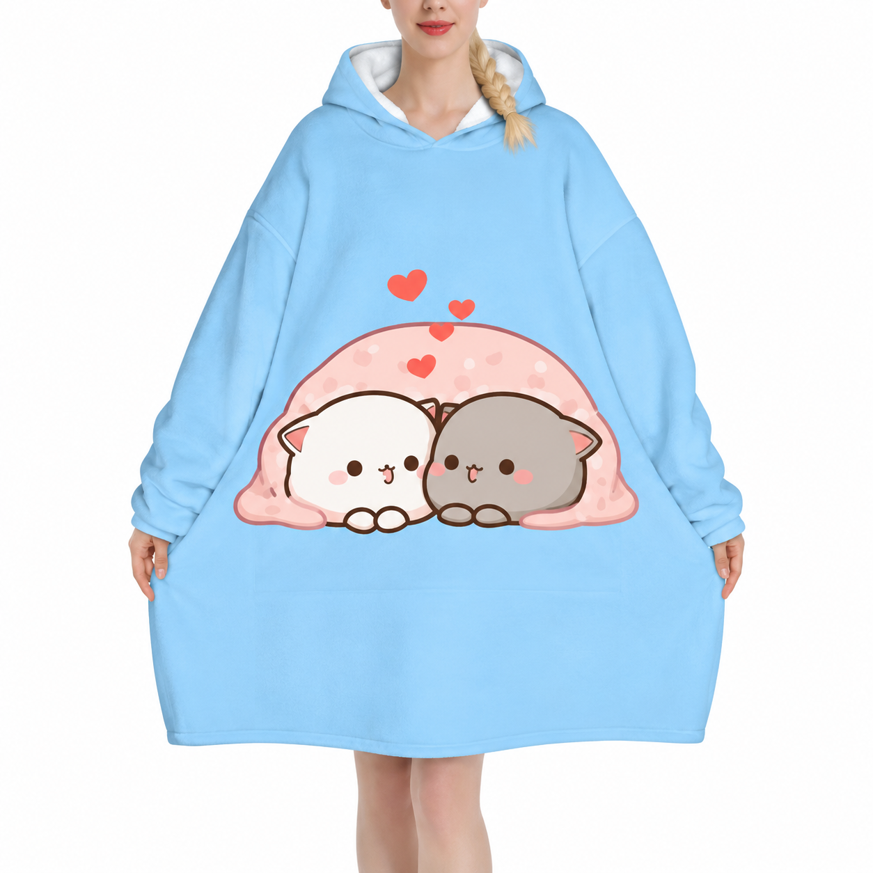 Peach Goma Blanket Hoodie (10) Peach Goma Blanket Hoodie