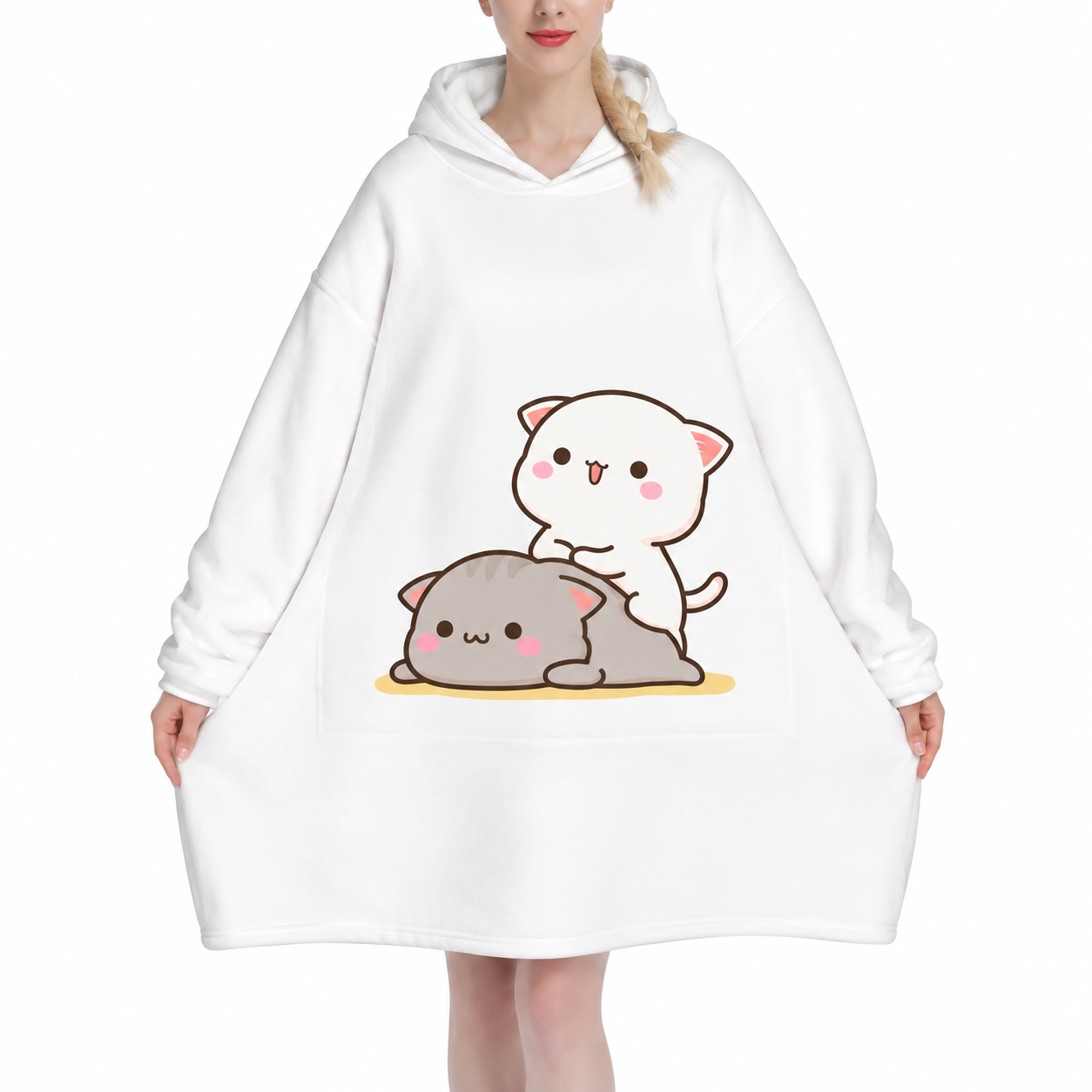 Peach Goma Blanket Hoodie (11) Peach Goma Blanket Hoodie