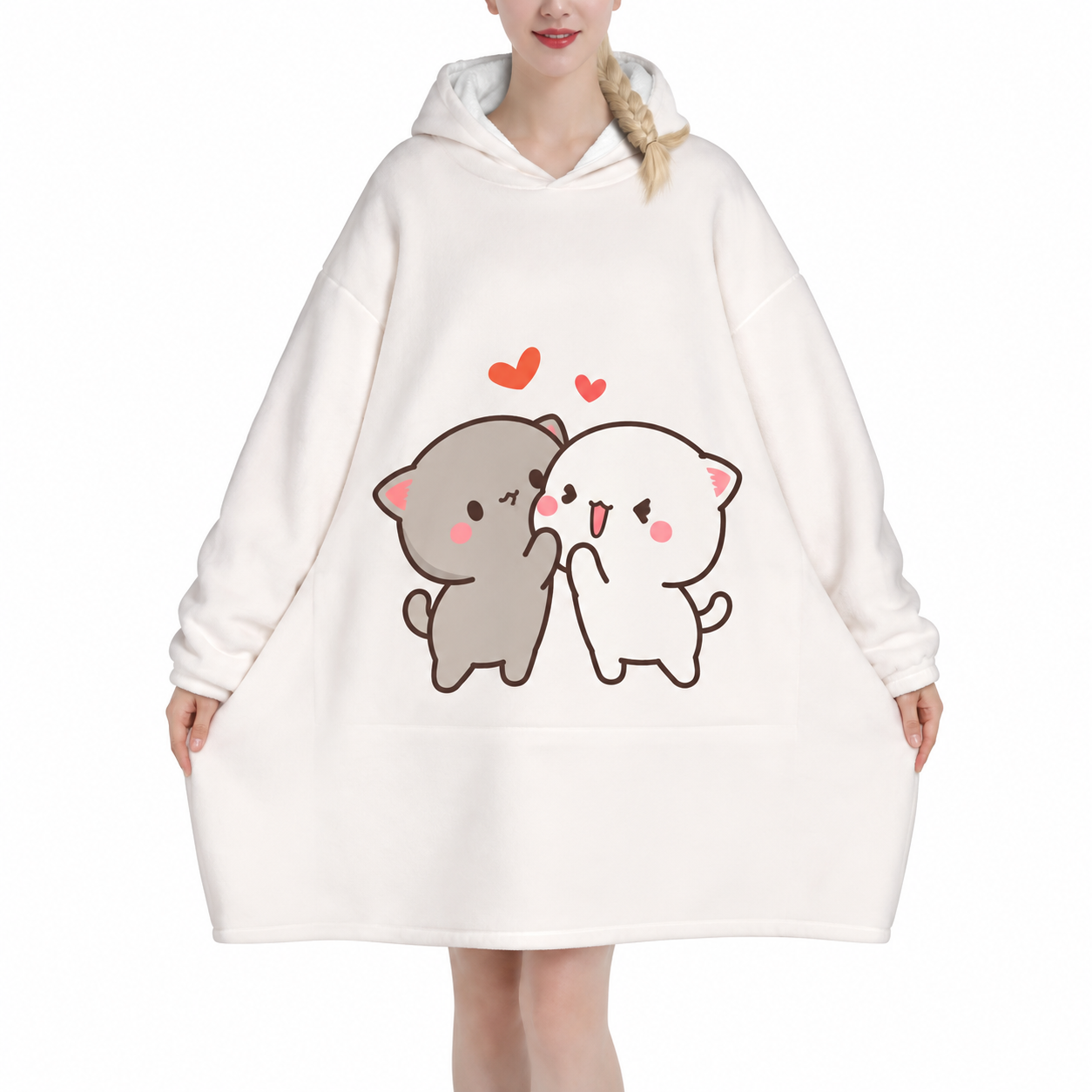 Peach Goma Blanket Hoodie (12) Peach Goma Blanket Hoodie