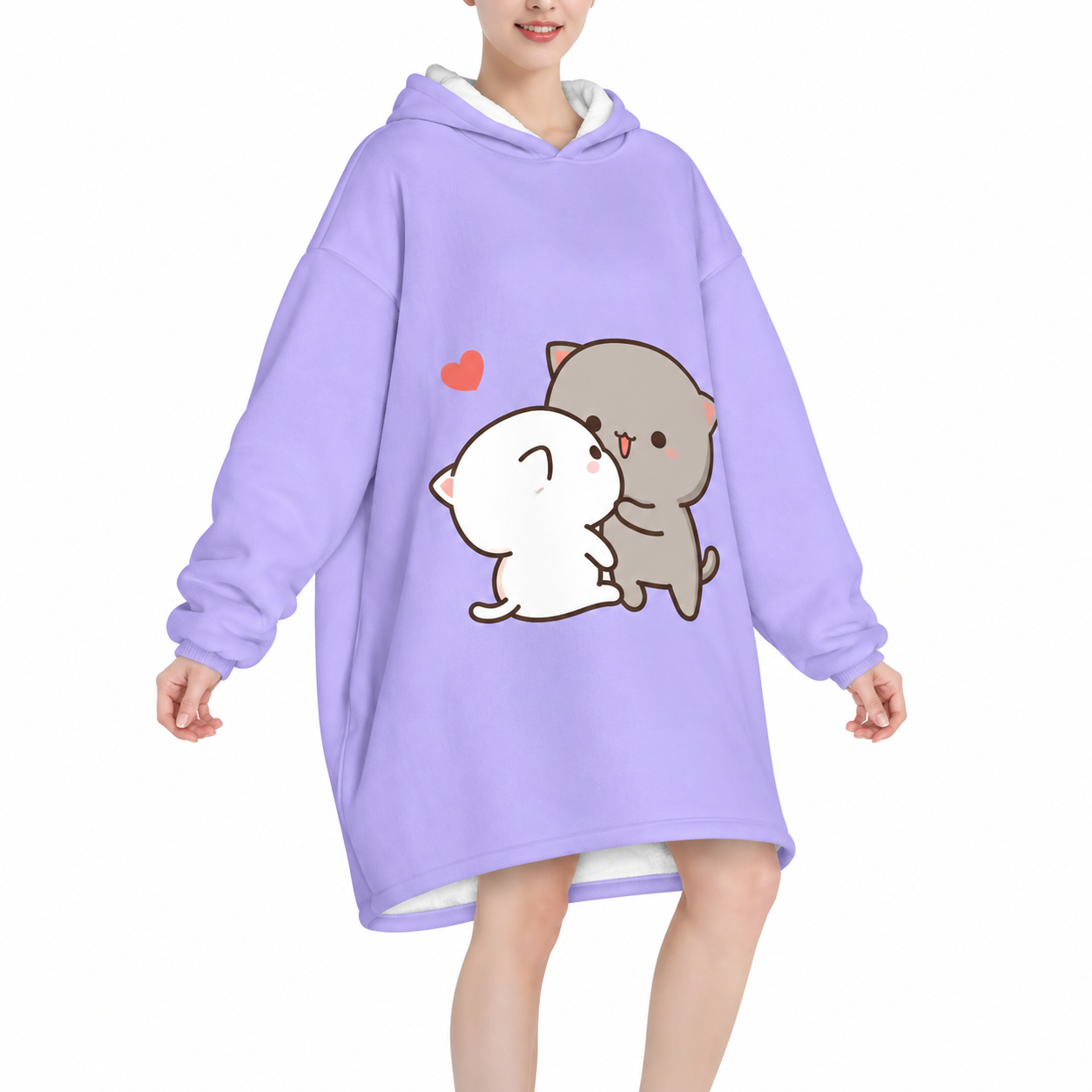 Peach Goma Blanket Hoodie (2) Peach Goma Blanket Hoodie