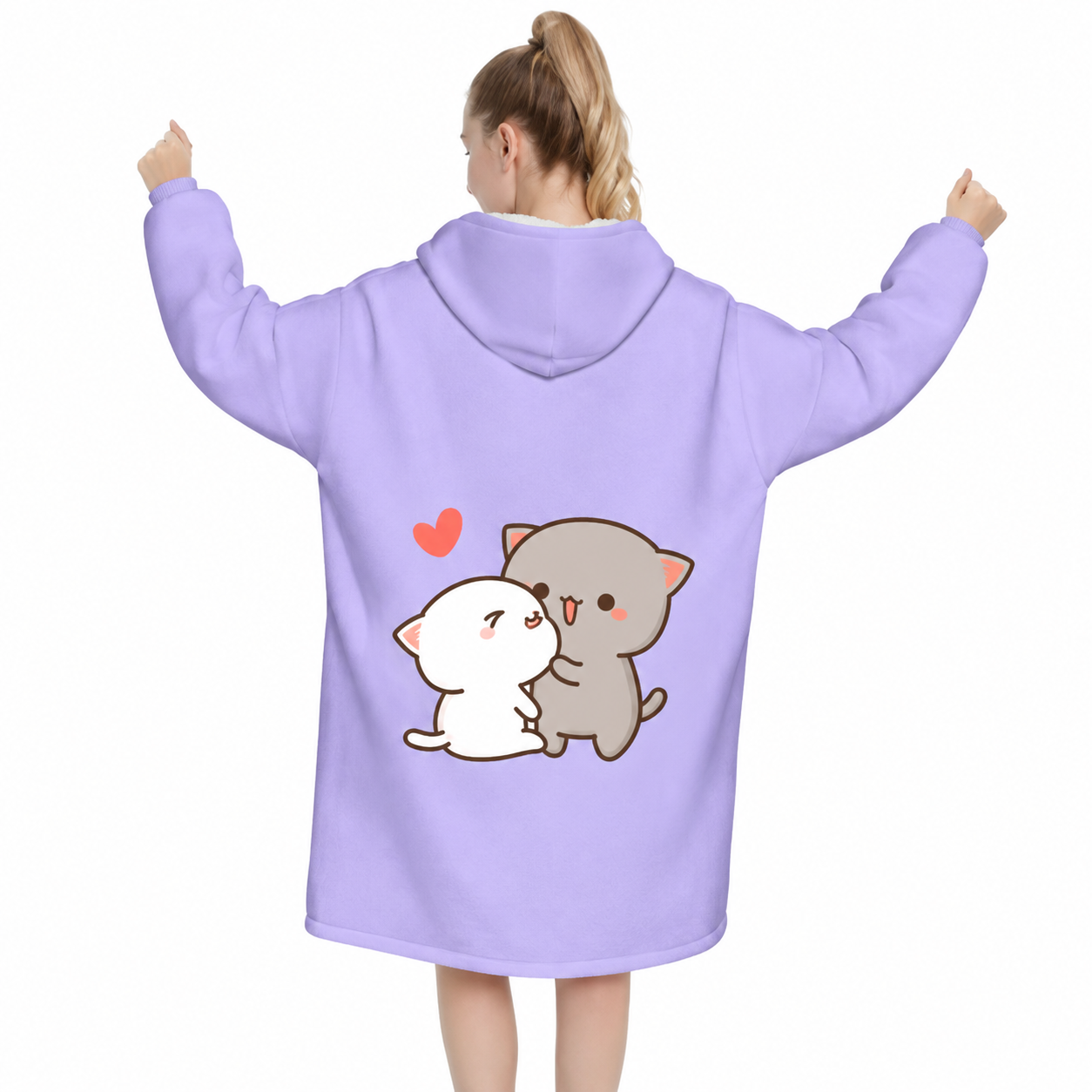 Peach Goma Blanket Hoodie (3) Peach Goma Blanket Hoodie