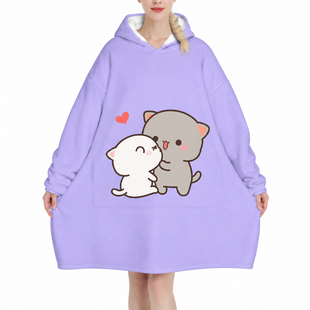 Peach Goma Blanket Hoodie (6) Peach Goma Blanket Hoodie