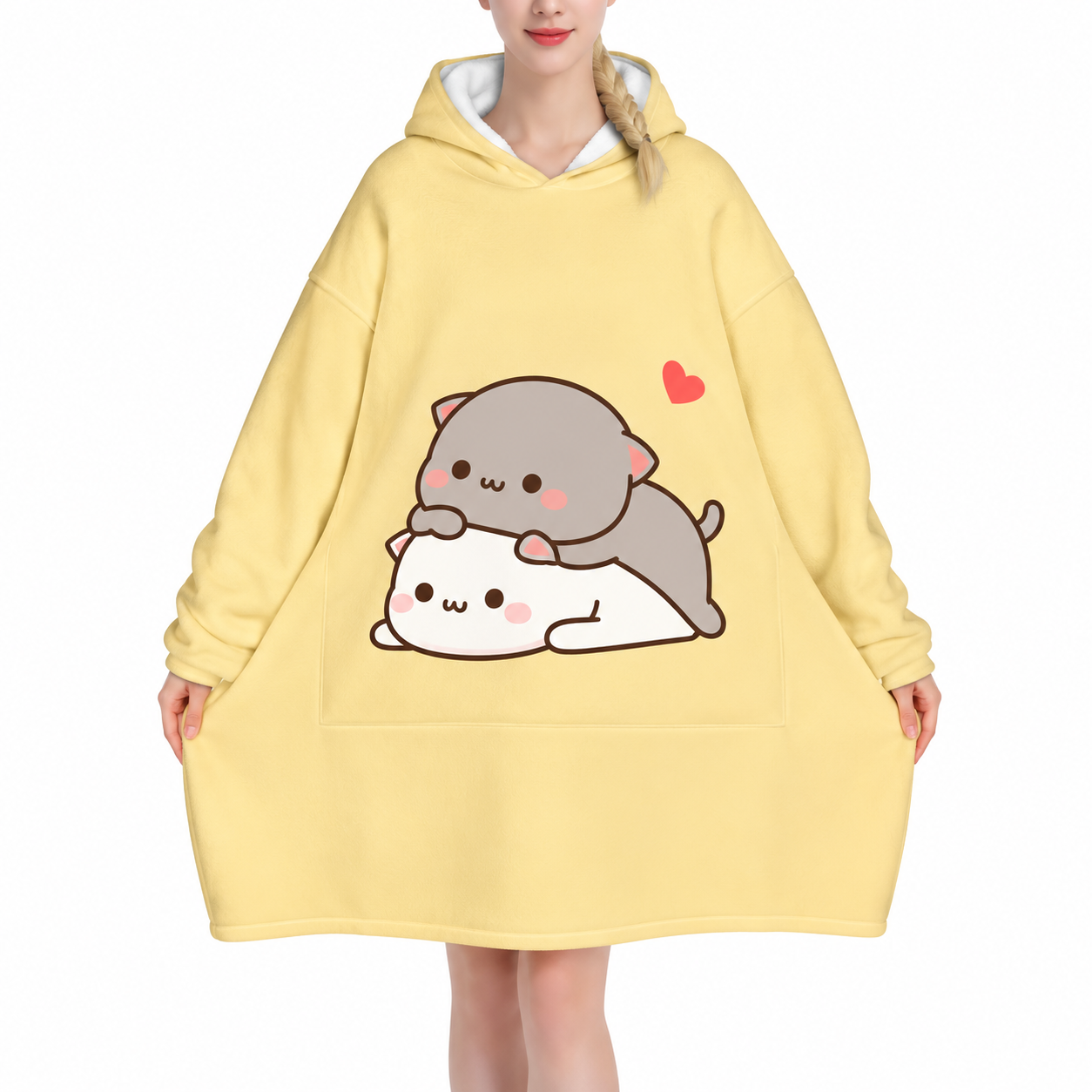 Peach Goma Blanket Hoodie (7) Peach Goma Blanket Hoodie