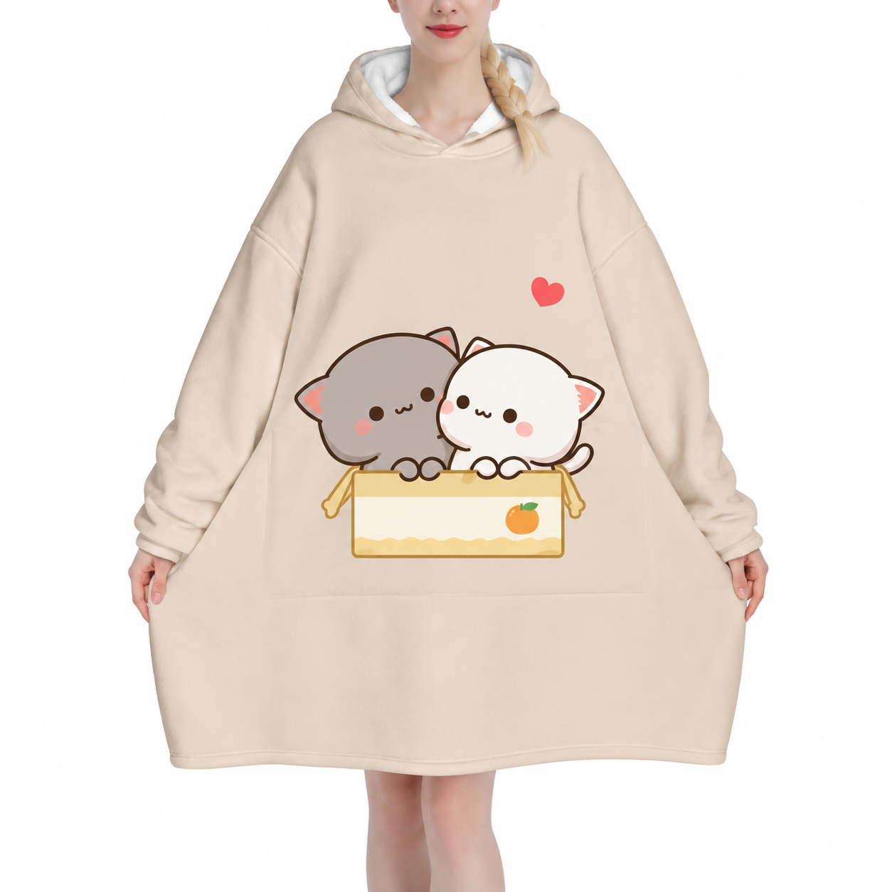Peach Goma Blanket Hoodie (9) Peach Goma Blanket Hoodie